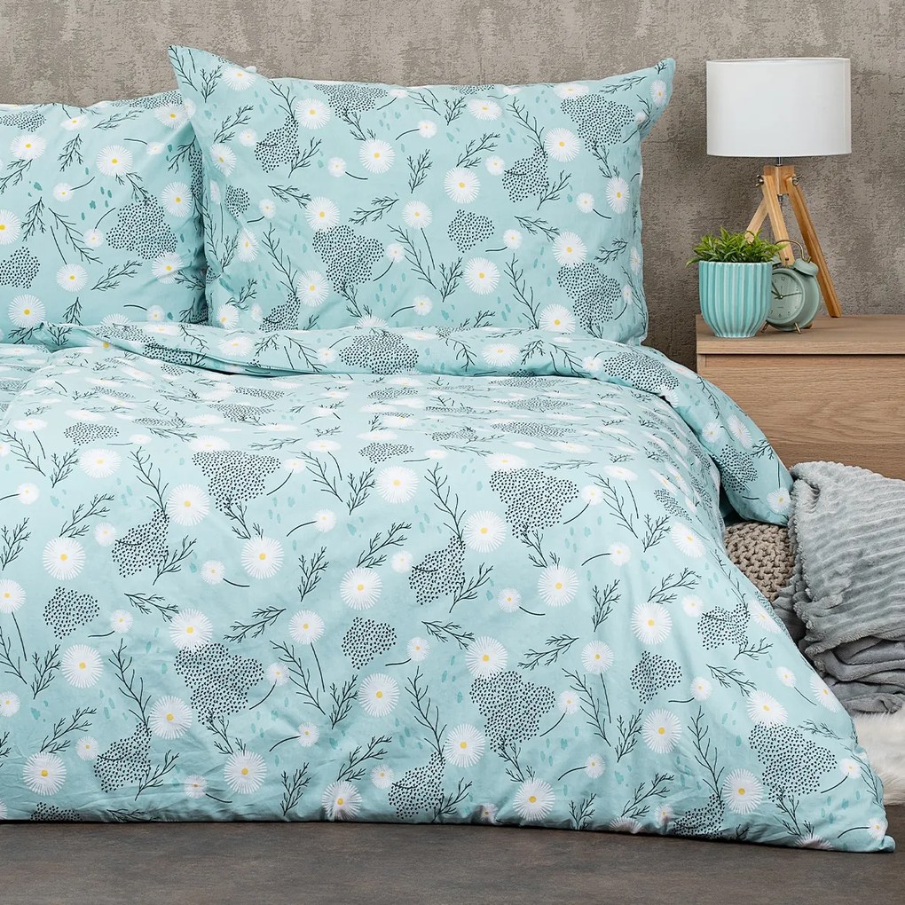 4Home Pościel bawełniana Chamomile, 140 x 200 cm, 70 x 90 cm