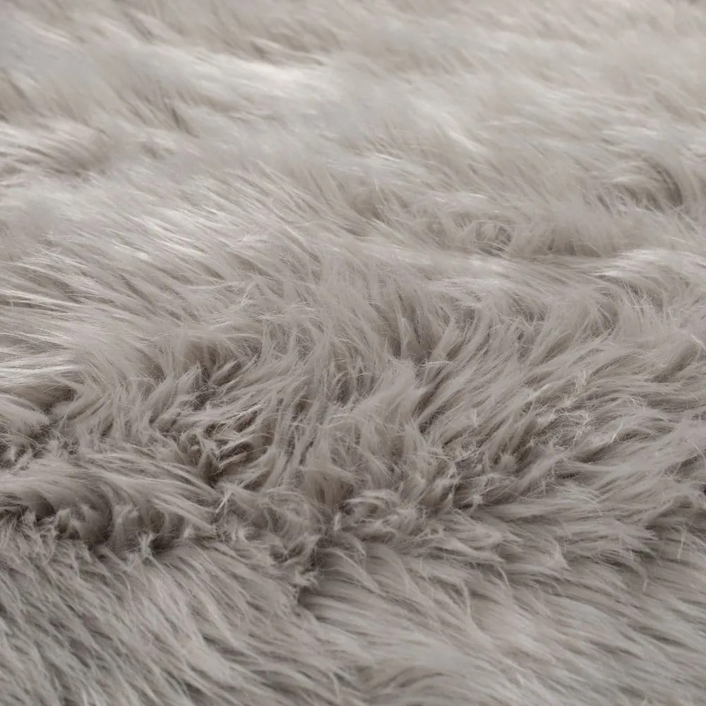 Szary dywan Flair Rugs Sheepskin, ⌀ 120 cm