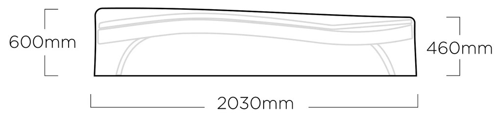 Pokrowiec na łóżko 203 x 85 x 60 cm KETTLER 0104850-701