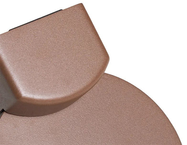 Lampa ścienna zewnętrzna brązowa rdza w tym LED IP54 czujnik ruchu - Esmee