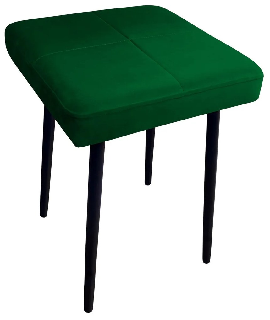 Taboret MAX MG25 zielony podstawa czarna