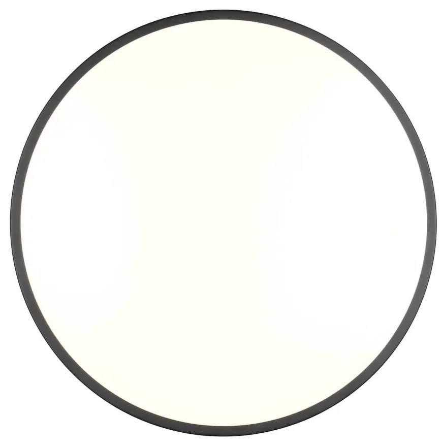 Czarno-biała lampa sufitowa LED ø 38 cm Loody – Trio