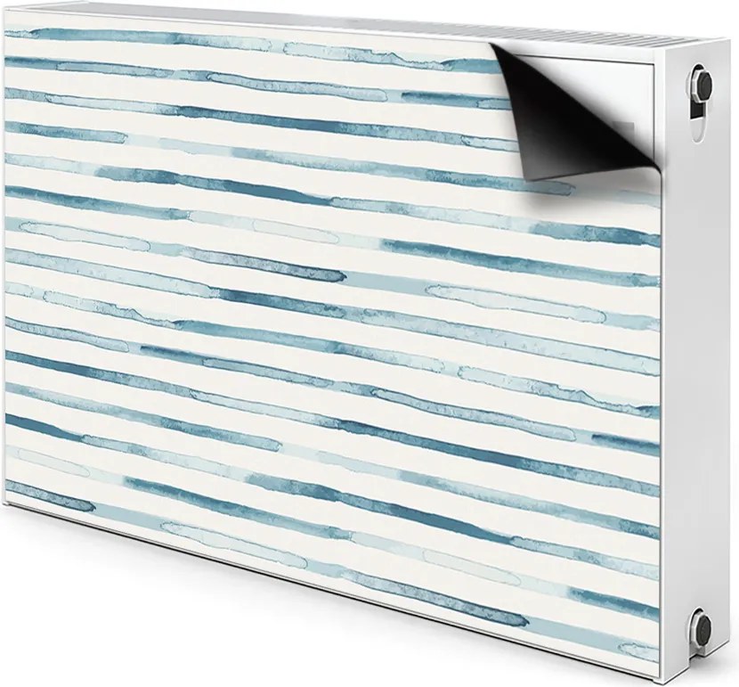 Magnes dekoracjny na kaloryfer Niebieskie linie