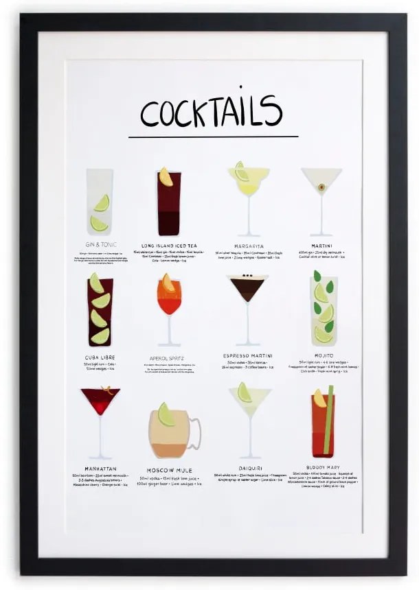 Obraz 40x60 cm Cocktail – Really Nice Things