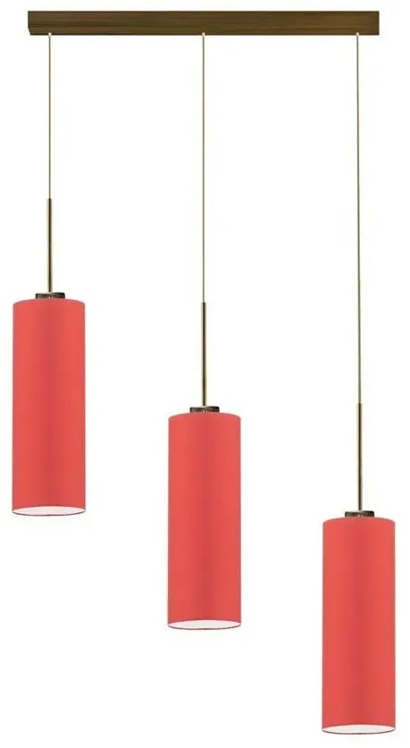 Lampa wisząca kuchenna na złotym stelażu - EX388-Składany - 18 kolorów