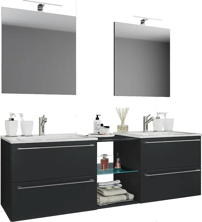 Umywalka 3-częściowa Badinos XXL