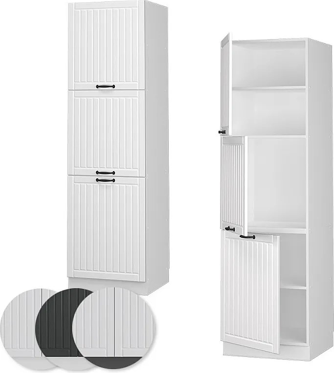 Szafka kuchenna biały domek wiejski 60x58x206.8 fame-line