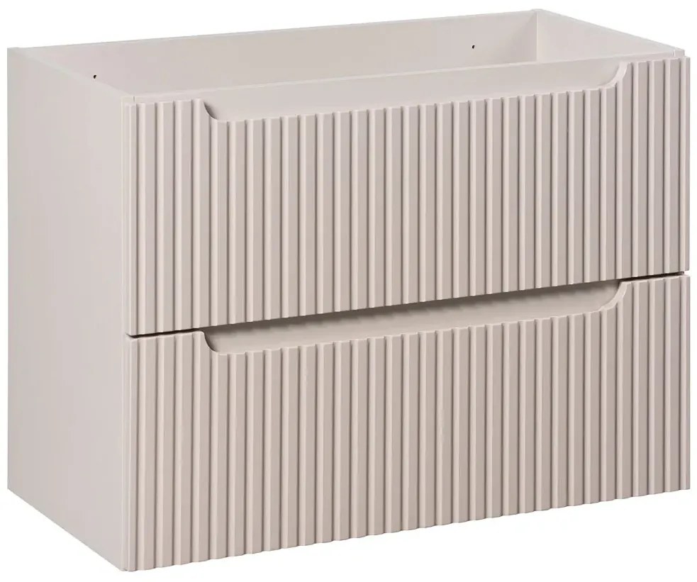 Kaszmirowa ryflowana szafka łazienkowa E1-Z33