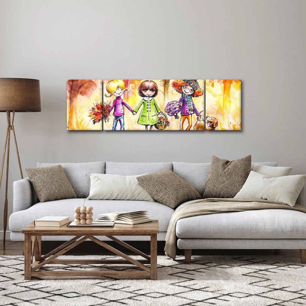 Obraz - Przyjaźń (170x50 cm)