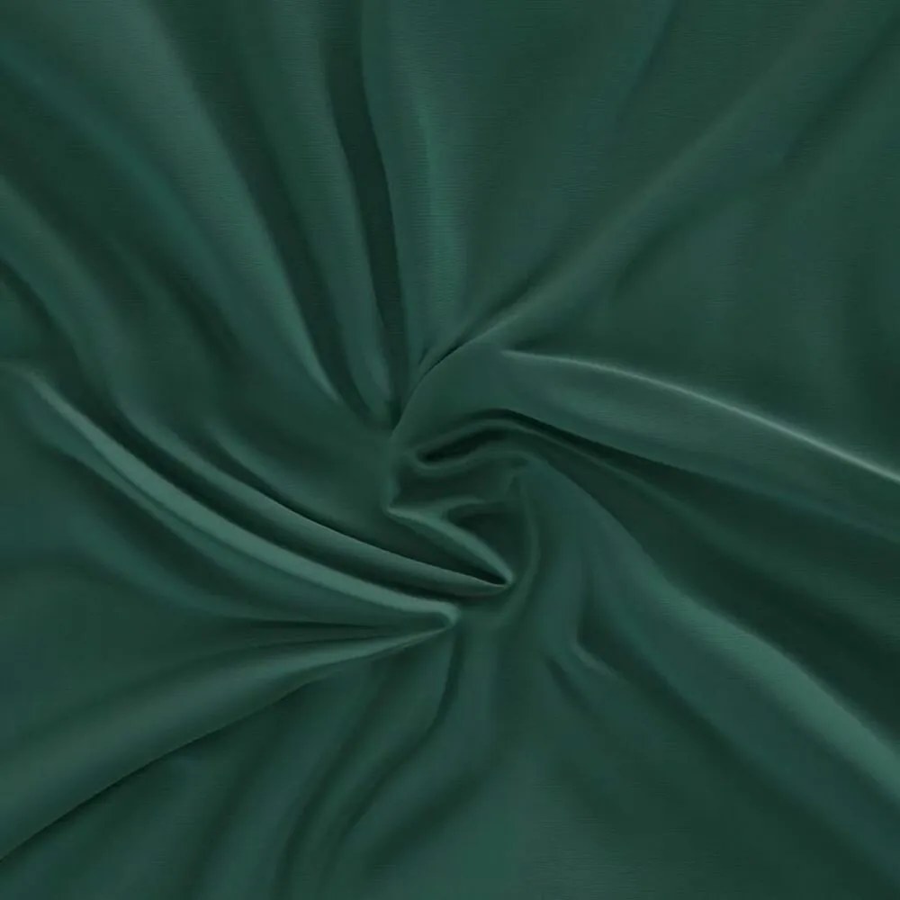 Kvalitex Prześcieradło satynowe z gumkąciemnozielony, 80 x 200 cm