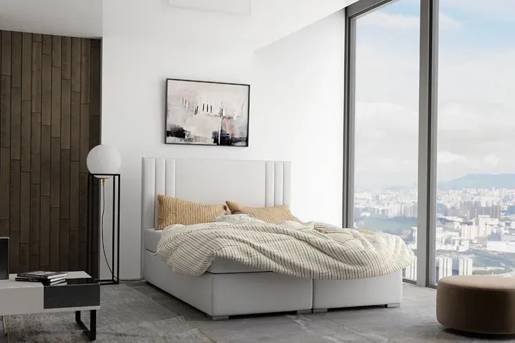 Pojedyncze łóżko boxspring Puerto 80x200 - 32 kolory
