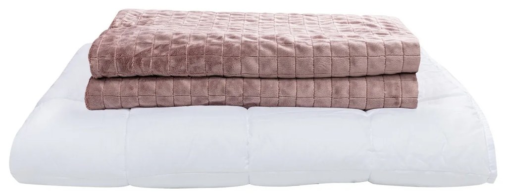 Kołdra obciążeniowa Relax 4kg135x200cm rose pink