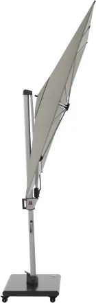 HYPERION 330 x 240 cm – luksusowy, huśtawkowy parasol ogrodowy z bocznym drążkiem : Kolor parasola - Sandy