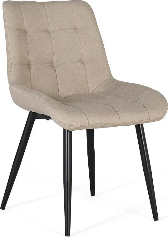 Zestaw 2 tapicerowanych szezlongów w kolorze beżowym