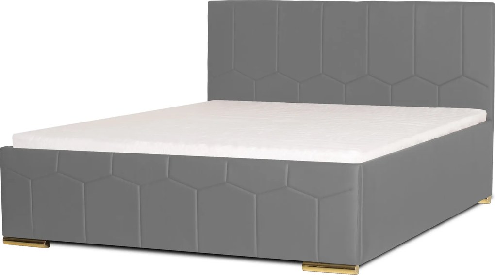 Łóżko KAMI 120x200 cm Biały Bez materaca