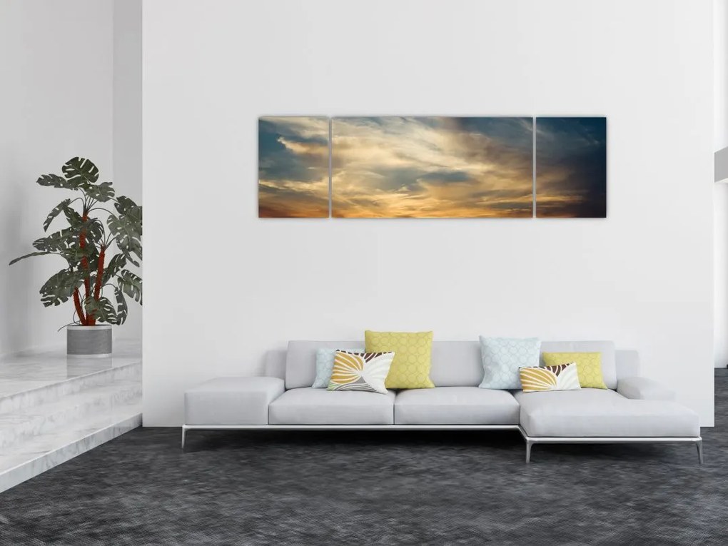 Obraz zachodu słońca (170x50 cm)