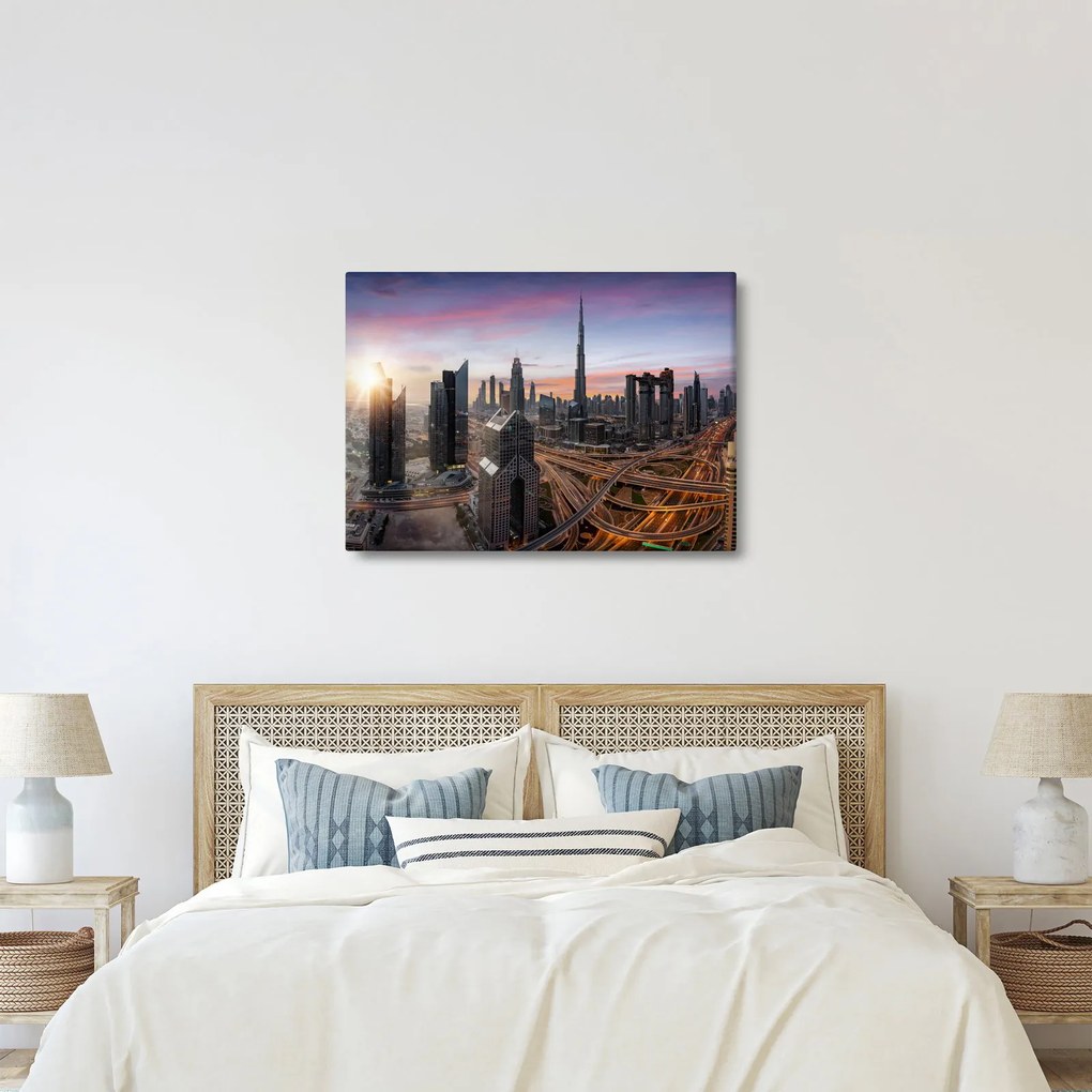 Obraz - Panorama Dubaju (70x50 cm)