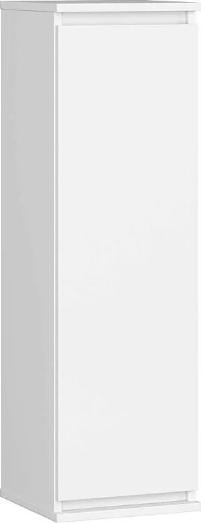 Szafka AKORD W30 Biała 30 cm 1 drzwi kolor Biały mat 3 półki 30x30x99 cm