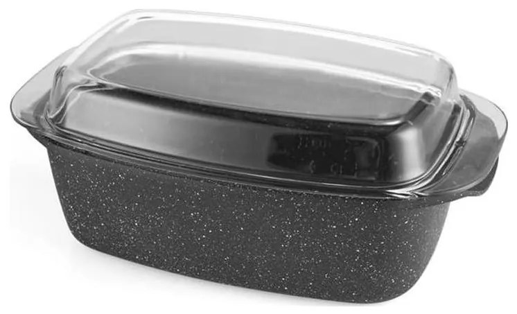 Brytfanna z pokrywką 32x20x11 cm czarna
