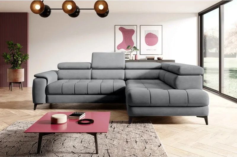 Narożnik CHIVAS L z Elektryczną regulacją siedziska wolnostojący WERSAL