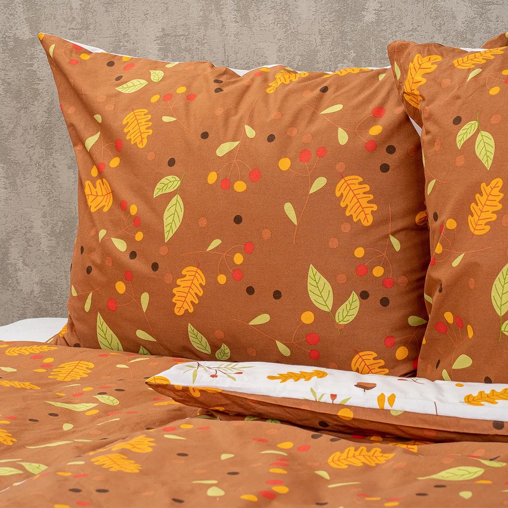 4Home Pościel bawełniana Jesień, 160 x 200 cm, 70 x 80 cm, 160 x 200 cm, 70 x 80 cm