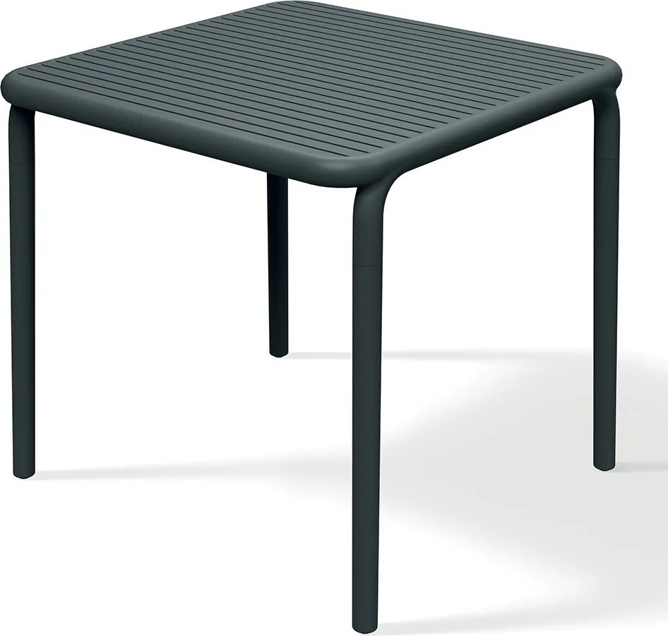 Kwadratowy stół ogrodowy Brene 80 cm, z tworzywa