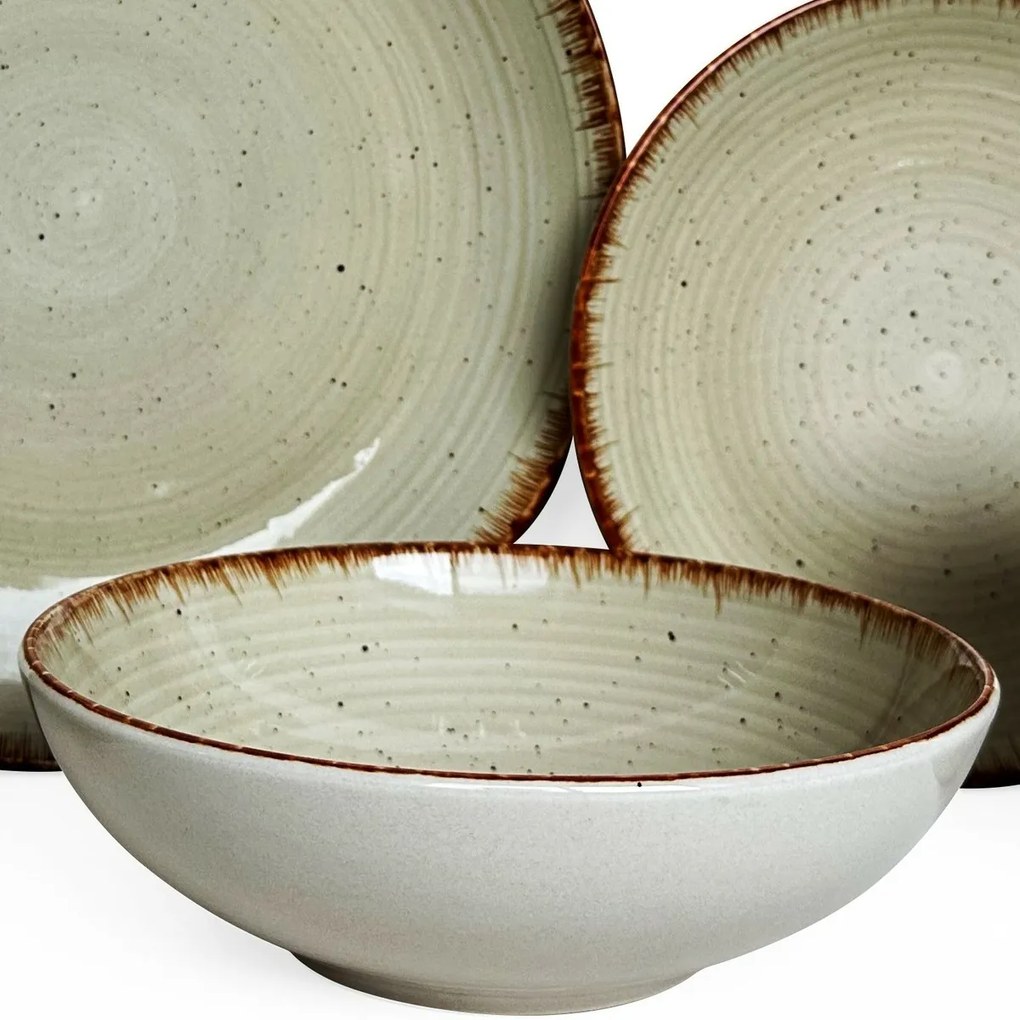 Zestaw obiadowy Spiral Ivory, 30 szt.