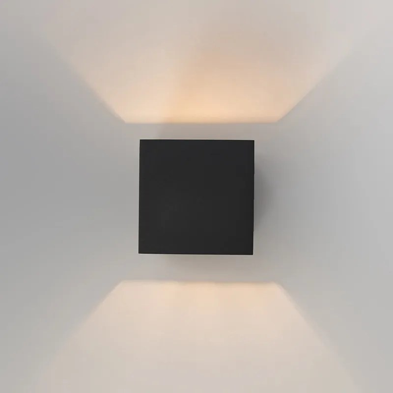 Zestaw 3 Nowoczesnych lamp ściennych czarnych - Transfer Nowoczesny Oswietlenie wewnetrzne