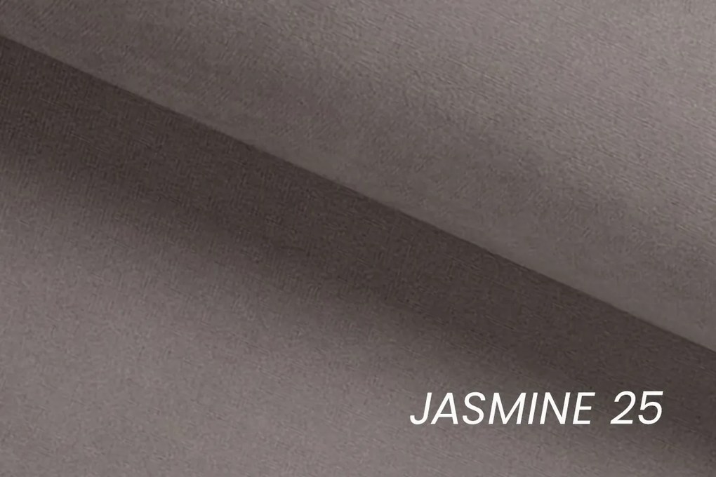 Narożnik Laksaro z funkcją spania lewostronny - ciemno beżowy welur Jasmine 25