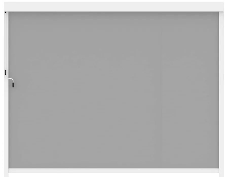 MARKIZA TARASOWA MANUALNA 270X218 CM ŚCIANKA BOCZNA DO PERGOLI 3M BIAŁA