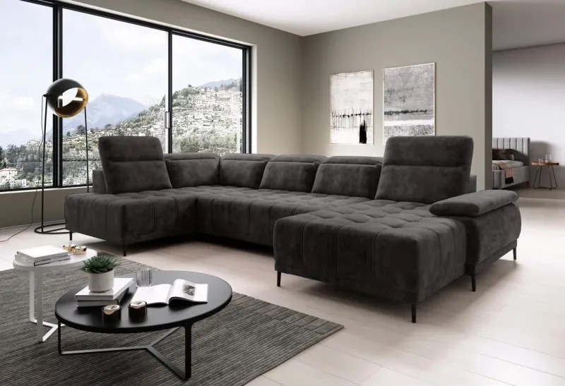 Narożnik FOCUS XL z elektryczną regulacją siedziska WERSAL