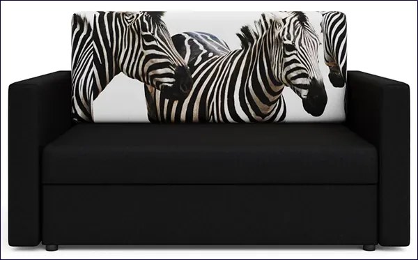 Amerykanka młodzieżowa czarny + zebra - Idra 5X
