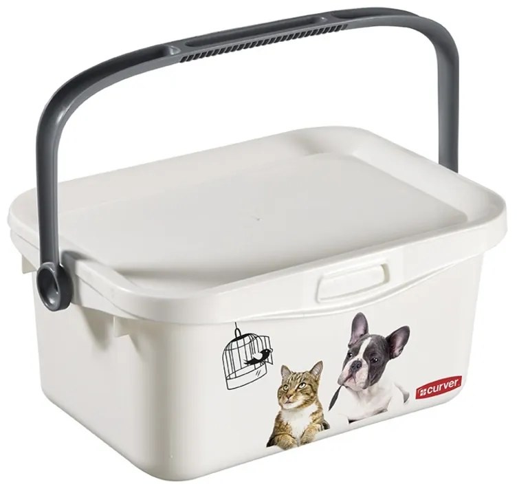 Curver Petlife 00363-C44 multibox, 11x18x26 cm, 3 l, biały, 3 l