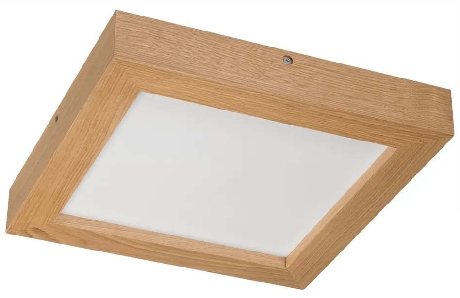 Brilagi-Ściemnialne oświetlenie LED WOODY FRAME LED/24W/230V dąb 30x30 cm IP44 + pilot