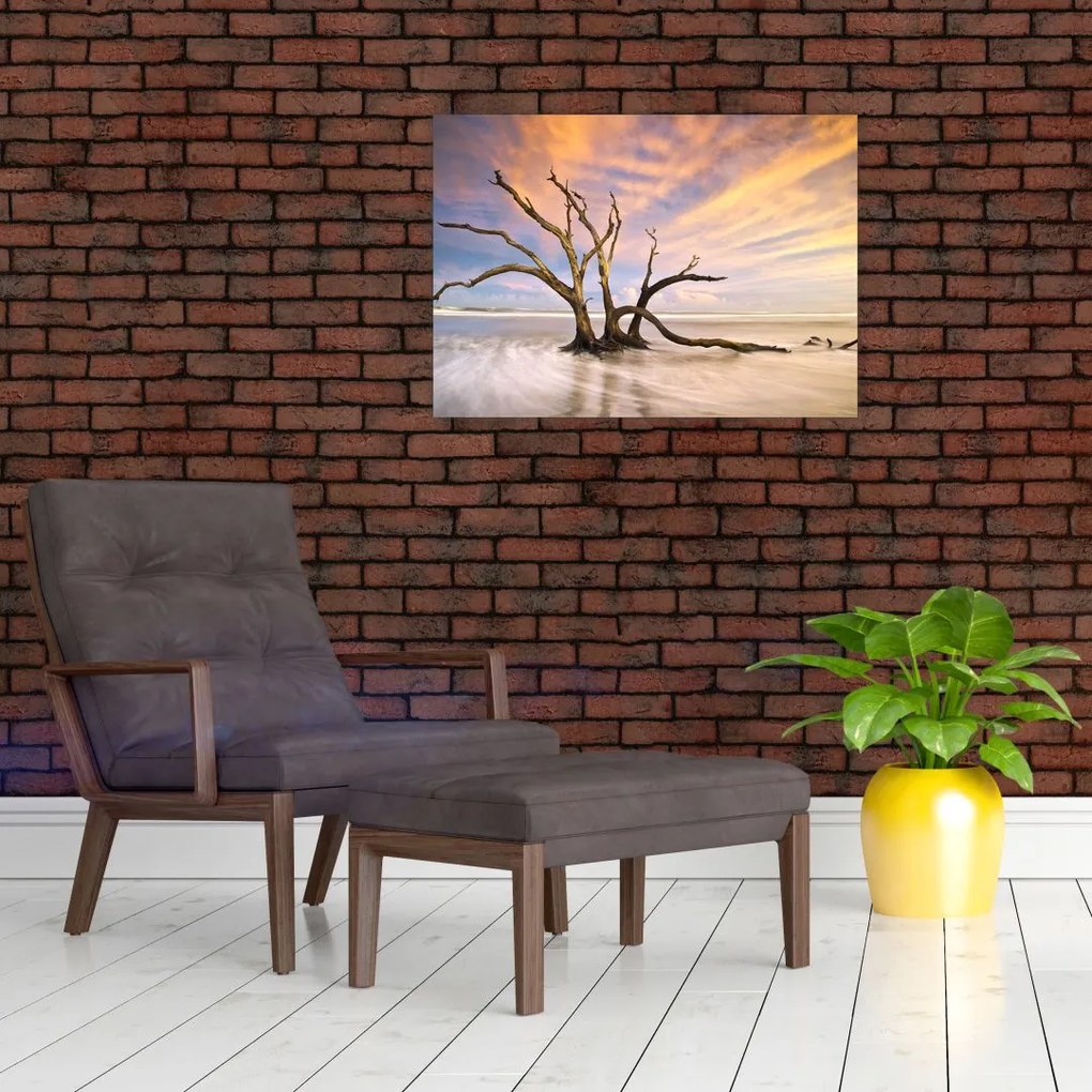Obraz drzewa w oceanie (70x50 cm)
