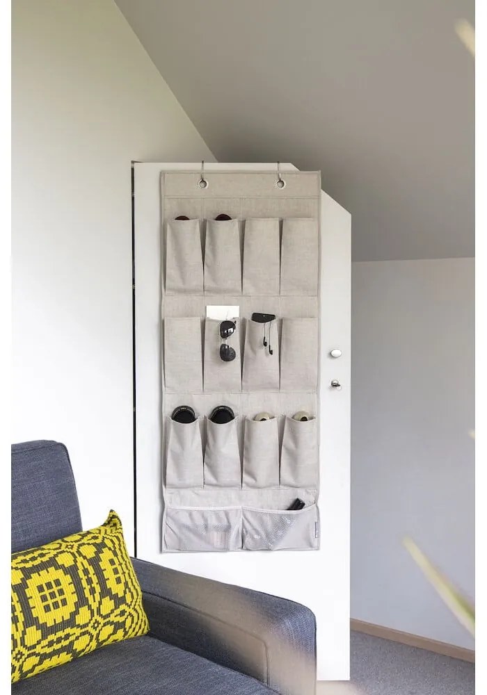 Wiszący tekstylny organizer do szafy – Bigso Box of Sweden