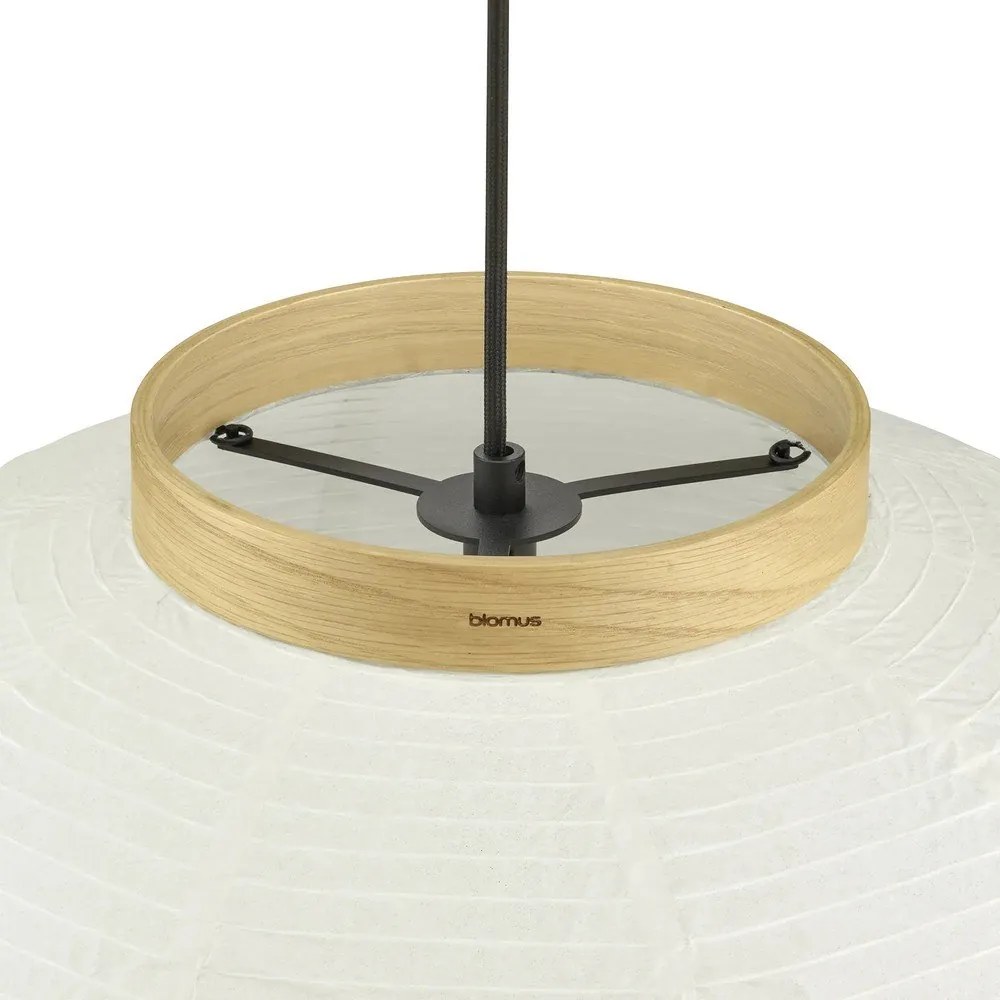 Biała lampa wisząca ø 60 cm Kami – Blomus