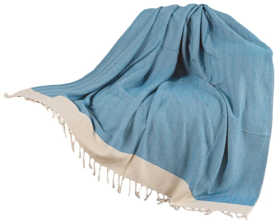 Turkusowy koc 150x200 cm Baliksirti – Mijolnir