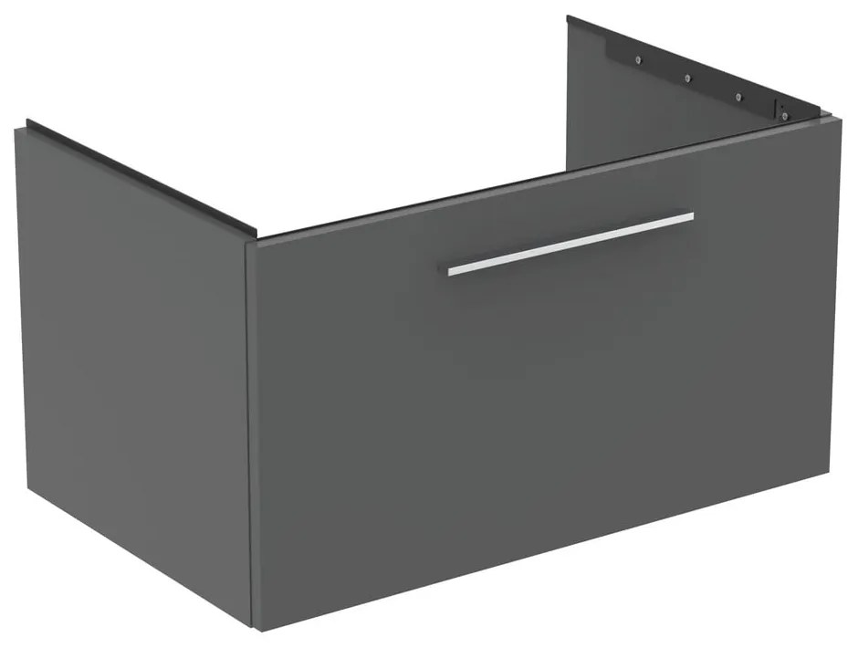 Szara wisząca szafka pod umywalkę 80x44 cm i.Life B – Ideal Standard
