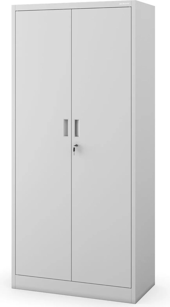 Szafa biurowa na dokumenty Jan Compact 80x40x175 cm, kolor szary