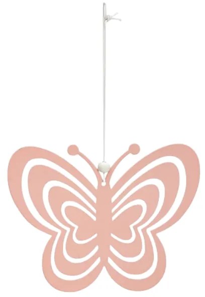 Wiszący metalowy motyl PASTEL BUTTERFLY - różne kolory Kolor: Pomarańczowy