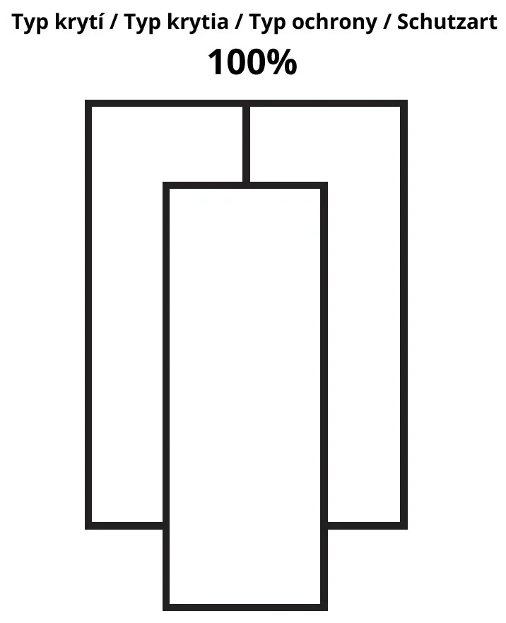 Kurtyny paskowe - ruchome lamele, zakładka 100%, kurtyna 300x3 mm, cena za m2