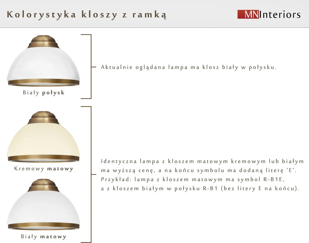 Klasyczny plafon z ramką R-PL3D