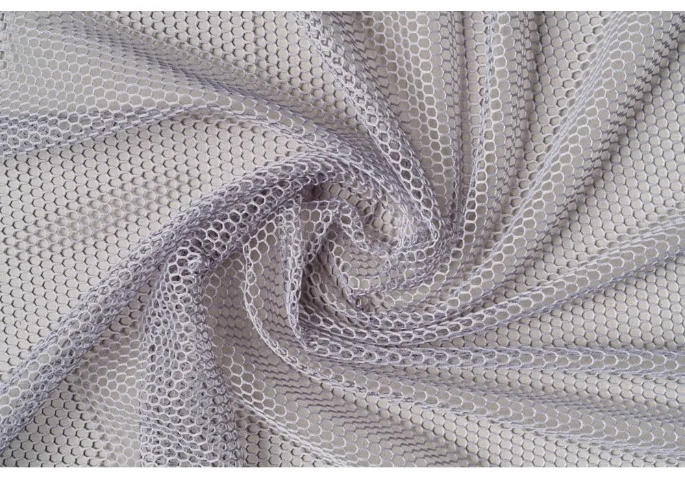 Szara firanka 140x245 cm Miko – Mendola Fabrics