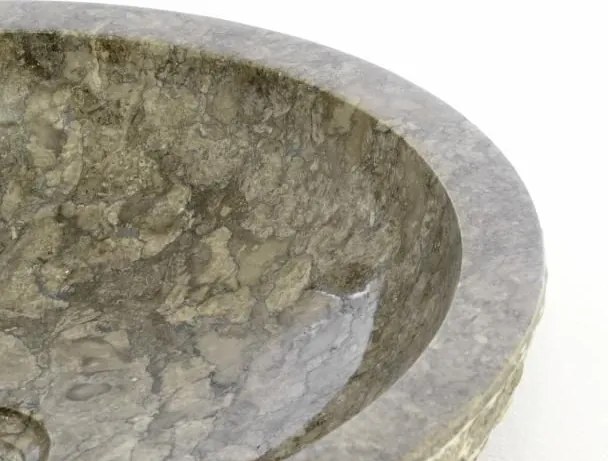 DIVERO Umywalka nablatowa z naturalnego kamienia Turin