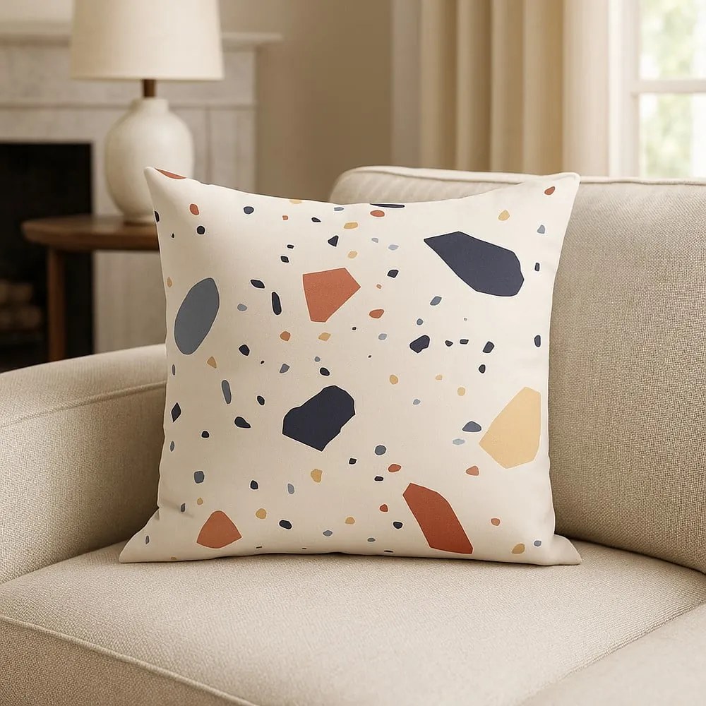 Poszewka na poduszkę 43x43 cm Cracked Terrazzo – Mila Home