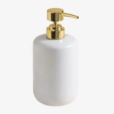 Ceramic Pierk Dozownik Mydła Biała - Sklum