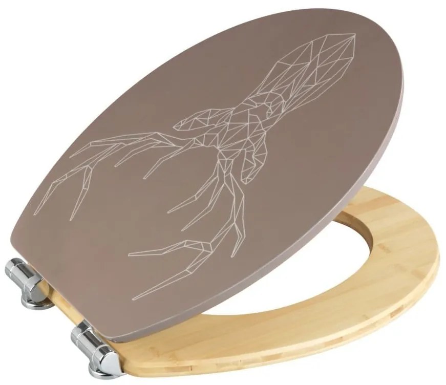 Deska sedesowa STAG, MDF/Bambus, WENKO