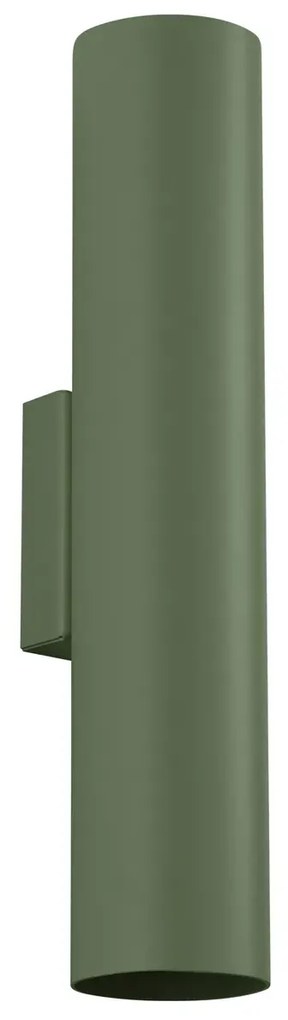 Kinkiet LAGOS 2 zielony oliwkowy SOLLUX LIGHTING