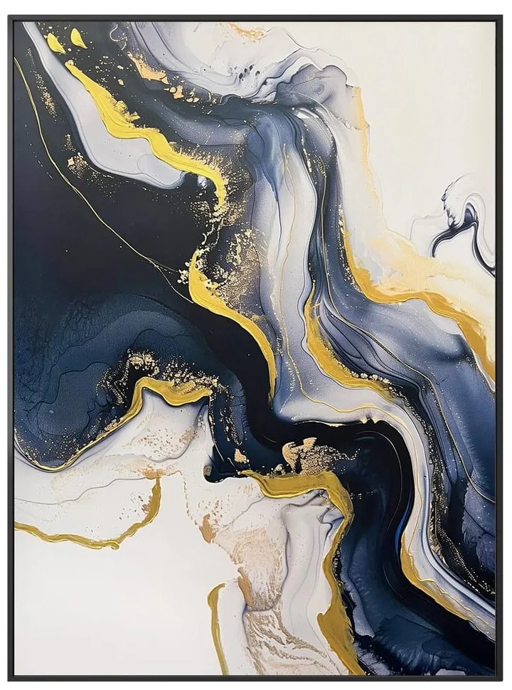 Obraz z ręcznie malowanymi elementami 70x100 cm Sky – Styler